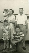 Aunts- Uncles- Cousins; Sallie, Donald, Tony, Joy, Omer Sayger; Group Photos